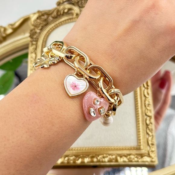 Whimsical Gold Charm Bracelet - Picture 8 of 11